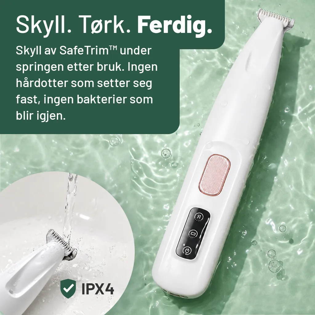 SafeTrim™ – Pelsklipp uten bråk